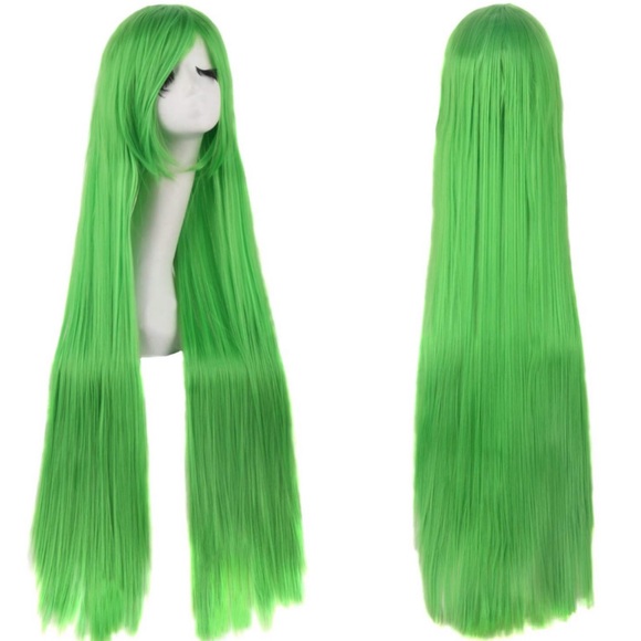 ?Cami 39” Lime cosplay  long wig +NWT*